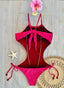 Lala Cutout One Piece + Side ties and Classic Coverage Bottom