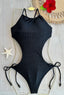 Lala Cutout One Piece + Side ties and Classic Coverage Bottom