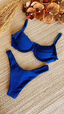 Valentina Metallic Underwire Top + Cheeky Bikini Bottoms