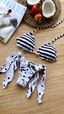 Malia Reversible Print Top + Cheeky Scrunch Tie Bikini Bottoms