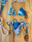 Sophie Tie-Dye Triangle Top + Cheeky Scrunch Tie Bikini Bottoms