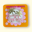 Enamel Pink Palm Bus Pin