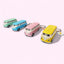 Volkswagen Bus Keychain with Flower Charm