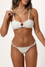 Pandora Lace Hoop Top + Cheeky Brazilian Bikini Bottoms