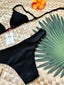 Viviana Triangle Top + Classic Coverage Bikini Bottoms