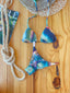 Sophie Tie-Dye Triangle Top + Cheeky Scrunch Tie Bikini Bottoms