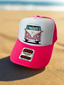 Pink Volkswagen Coco Bus Trucker Hat