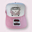 Pastel Pink VW Bus & Flowers Trucker Hat