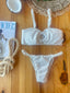 Pandora Lace Hoop Top + Cheeky Brazilian Bikini Bottoms