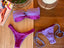 Angelica Knot Reversible Bandeau + Scrunch Brazilian Tie Bottoms