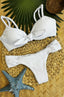 Pietra Knot Textured Top + Scrunch Bikini Bottoms